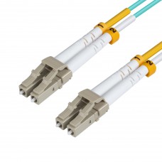 PATCH CORD F.O. LC/LC 2xLC 10m DUPLEX 50/125 MULTIMODE OM3 OPTICAL FIBER PATCH CORD